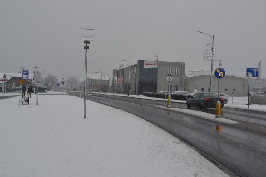 Śnieżyca nad Lublińcem i powiatem lublinieckim. Padać może także jutro i pojutrze ZDJĘCIA