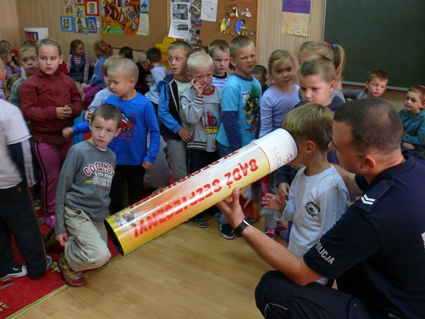 Koronowo: Wizyta policjantów u przedszkolaków [ZDJĘCIA]