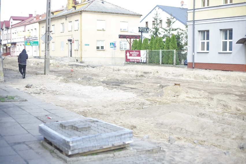 Trwa remont drogi krajowej nr 63 w Kolnie