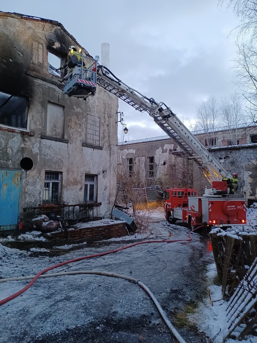 Rozległy pożar strawił mieszkanie w Orłowicach koło Mirska. Strażacy walczyli z ogniem kilka godzin (ZDJĘCIA)