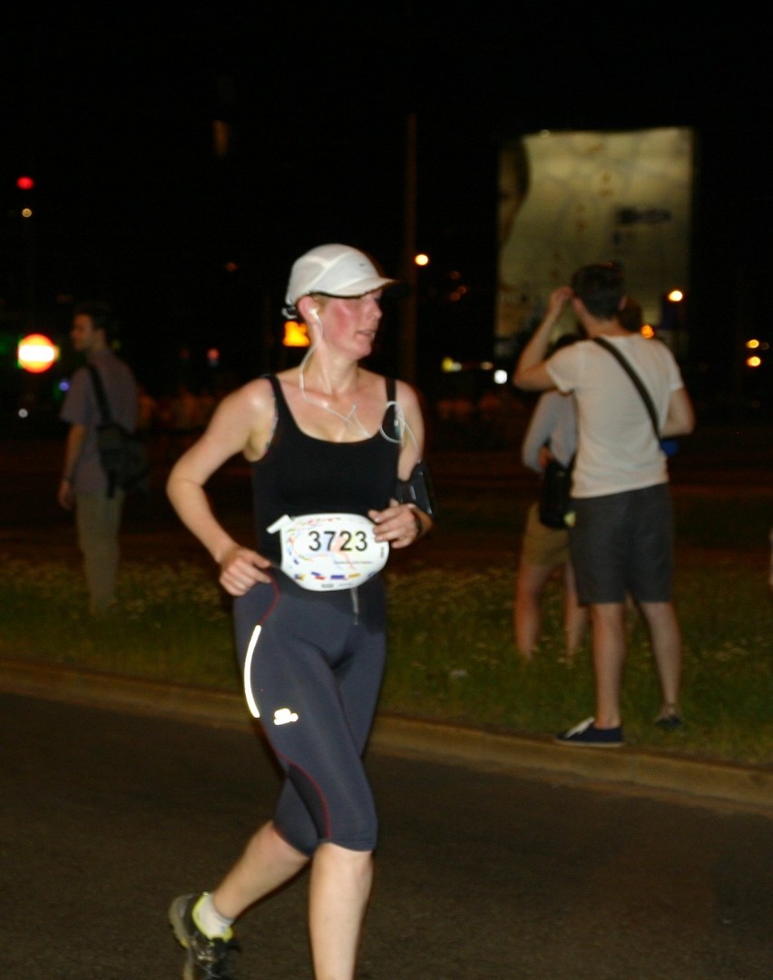 Nocny półmaraton we Wrocławiu - nielegalny