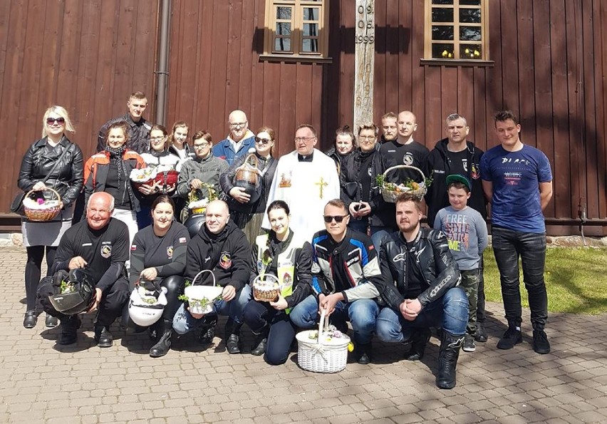 Święconka zduńskowolskich motocyklistów w Korczewie