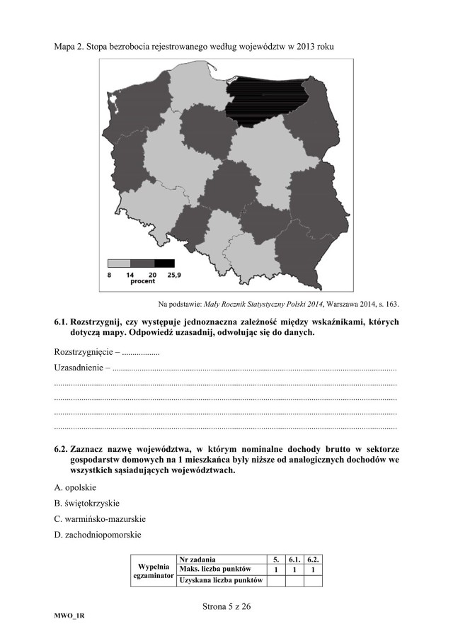 Matura WOS 2018 Odpowiedzi, Arkusz CKE. Matura z WOS-u Zadania, Pytania [11.05.2018]