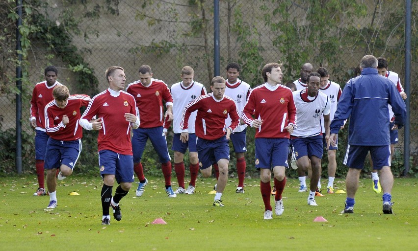 Wisła - Odense: trening, konferencja &quot;Białej Gwiazdy&quot; [ZDJĘCIA]