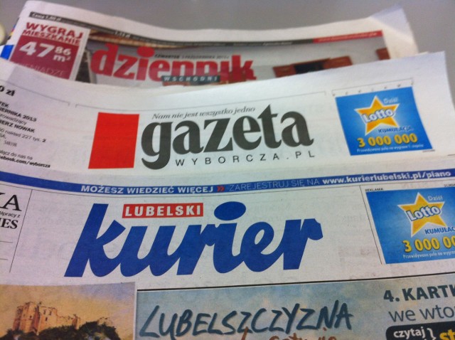 Przegląd lubelskiej prasy: Kurier Lubelski, Dziennik Wschodni, Gazeta Wyborcza