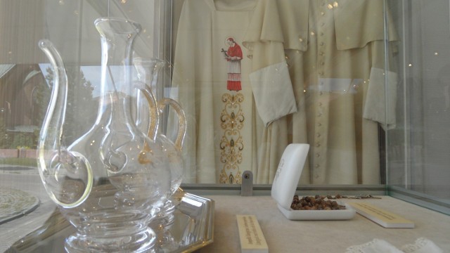 Pamiątki po Janie Pawle II w Mobilnym Muzeum Jana Pawła II