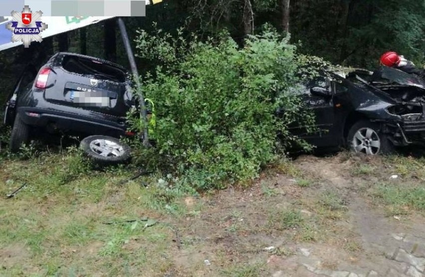 Wypadek w Suścu. osiem osób trafiło do szpitala