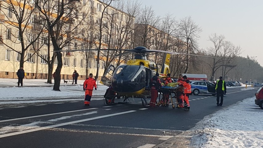 Śmigłowiec ratowniczy wylądował w centrum Kędzierzyna-Koźla. Co się stało?