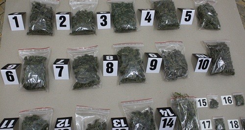 Ponad kilogram marihuany w rękach policji