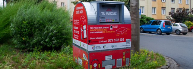 W obornikach pojawiły się kolejne 3 pojemniki na elektroodpady.