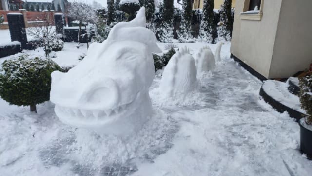 Zima Gniezno. Śnieżne arcydzieła ze Szczytnik Duchownych