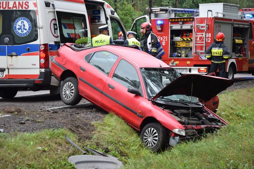 Miastko. Wypadek na drodze krajowej nr 21 (FOTO)