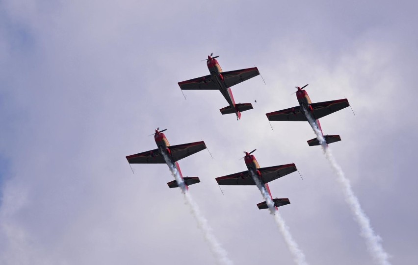 Pokazy lotnicze w Babich Dołach. Aerobaltic Gdynia 2018