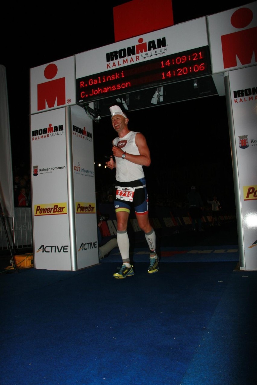 Rafał Galiński ukończył triathlonowe zawody Ironman w Szwecji