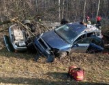 Wypadek na S1 w Dąbrowie Górniczej. BMW zderzyło się z Toyotą ZDJĘCIA