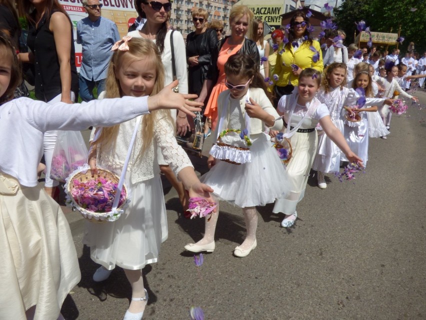 Człuchów. Procesja Bożego Ciała w Parafii p.w. św. Jakuba Apostoła