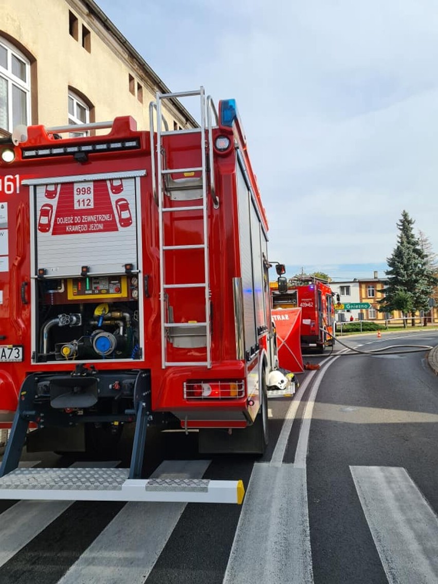 Tragiczny pożar mieszkania w Margoninie. Nie żyje jedna osoba.