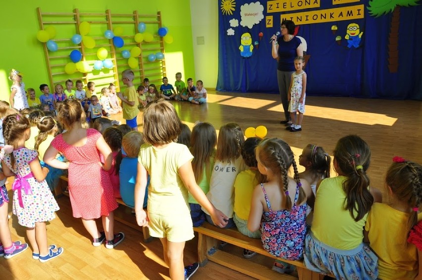 W Przedszkolu nr 17 w Żorach zorganizowali Zieloną Noc z minionkami