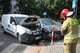 Wypadek na ulicy Wojska Polskiego w Legnicy [ZDJĘCIA]