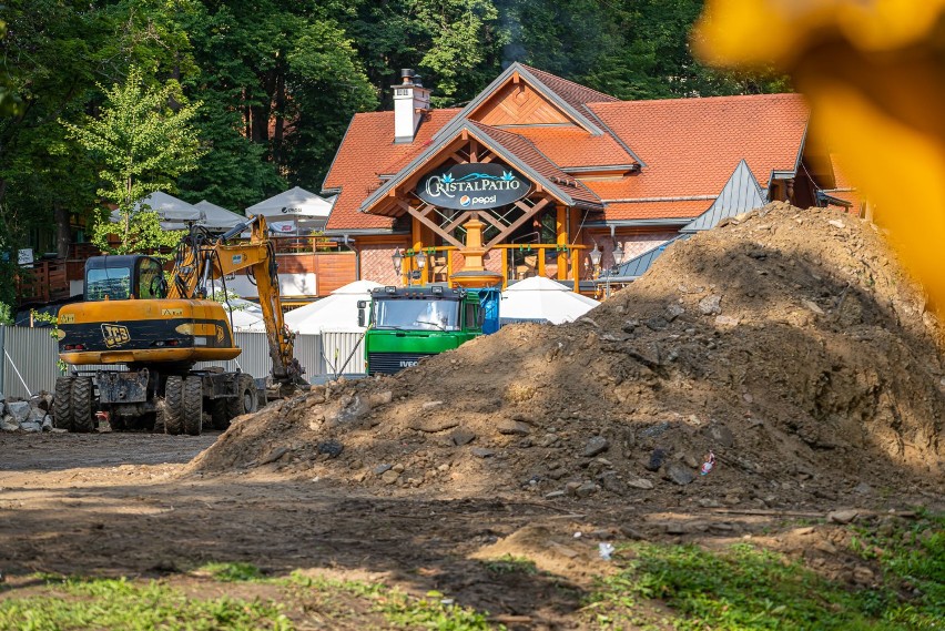 Ruszyły prace przy przebudowie Polany Janówka w Krynicy