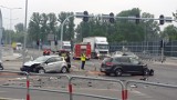 Wypadek na trasie Górna w Łodzi