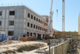 Rozbudowa szpitala w Gorzowie idzie pełną parą. Budynek, gdzie będzie OIOM i klinika hematologii już stoi