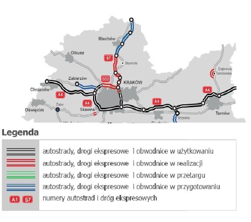 Kraków. Rozstrzygnięto przetarg na budowę kolejnego odcinka trasy S7 w kierunku Warszawy. Powstanie za prawie 753 mln zł