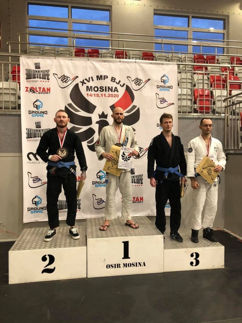 Trio z Głogowa na podium mistrzostw Polski w BJJ. Dwa złota i jedno srebro