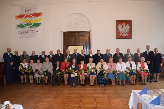 Wręczenie medali za długoletnie pożycie małżeńskie w Czempiniu