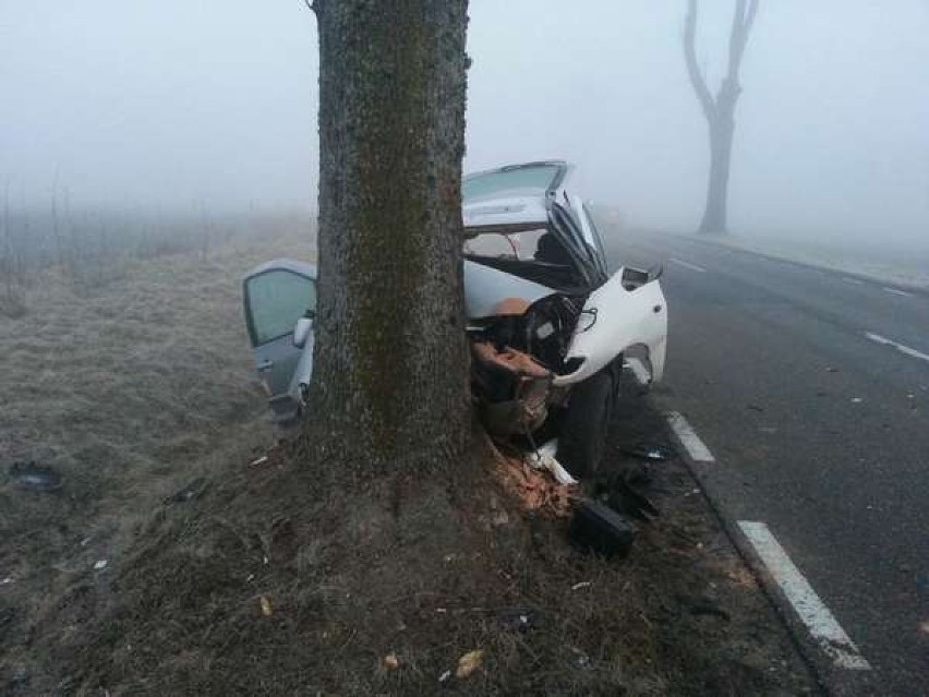 Wypadek w Kiertynach Małych. Zginął 43-letni kierowca