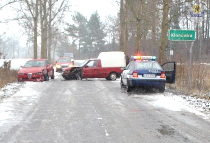Gmina Starogard Gd. Wypadek z udziałem 5 pojazdów