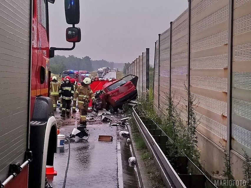 Wypadek na obwodnicy Opola.