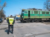Pociąg zablokował przejazd na ul. Tuszyńskiej