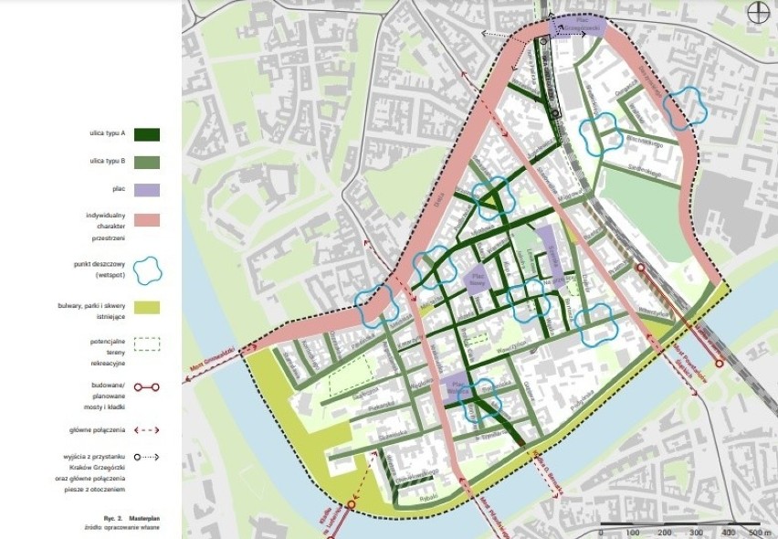 Kraków. Jest klimatyczny masterplan dla Kazimierza i Grzegórzek z propozycją komunikacyjnej rewolucji. Mieszkańcy nie chcą dzielnicy knajp