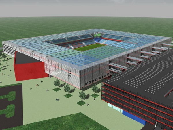 Stadion Odry Wodzisław [WIZUALIZACJE]. Zobacz dwa autorskie projekty stadionu!