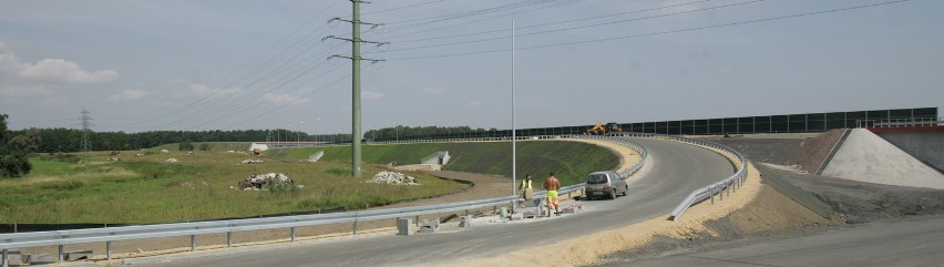 Zobacz postępy na budowie autostrady A1, odcinek Zabrze-Gliwice [ZDJĘCIA]