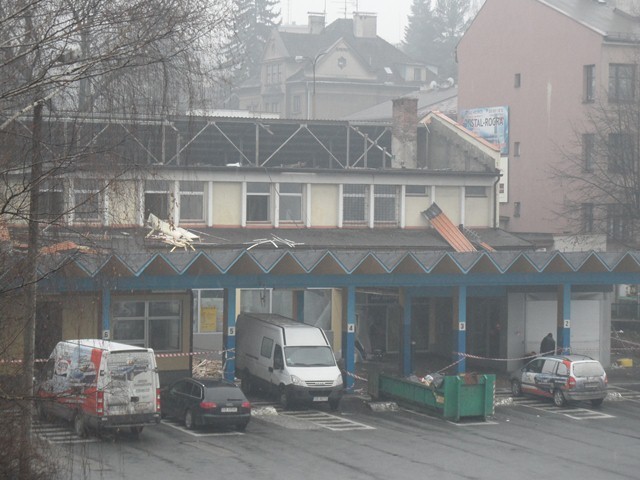 Dworzec PKS w Cieszynie. Trwa rozbiórka [ZDJĘCIA]