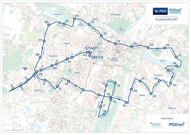 Maraton w Poznaniu 2017: Oto trasa! Będą rekordy?