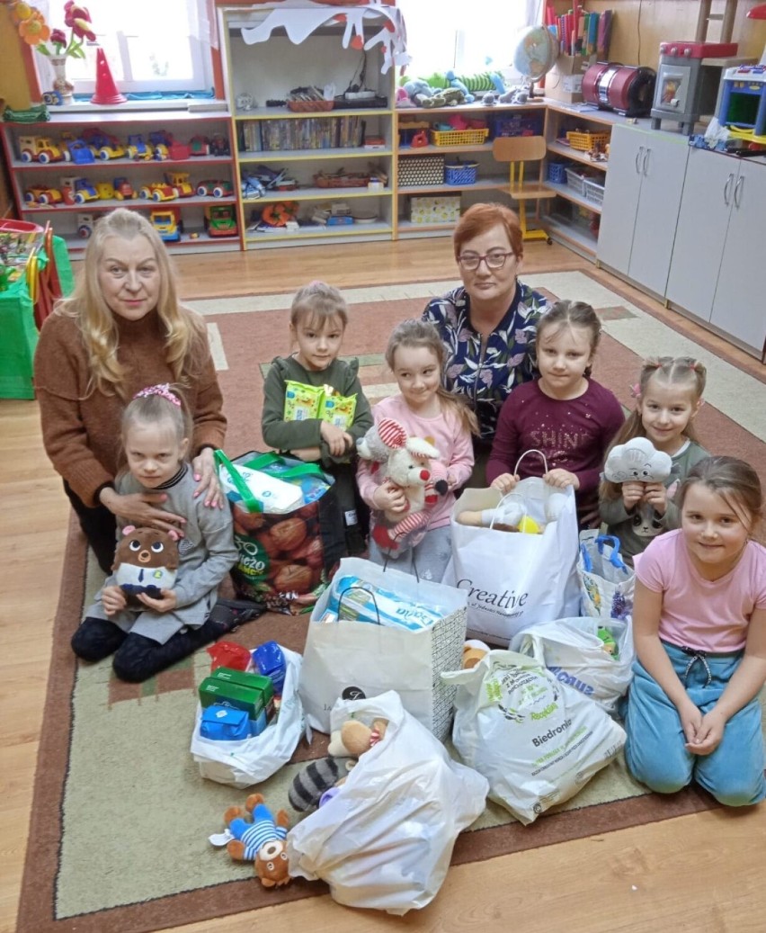 Przedszkole Miejskie nr 2 w Sławnie - pomoc uchodźcom z Ukrainy