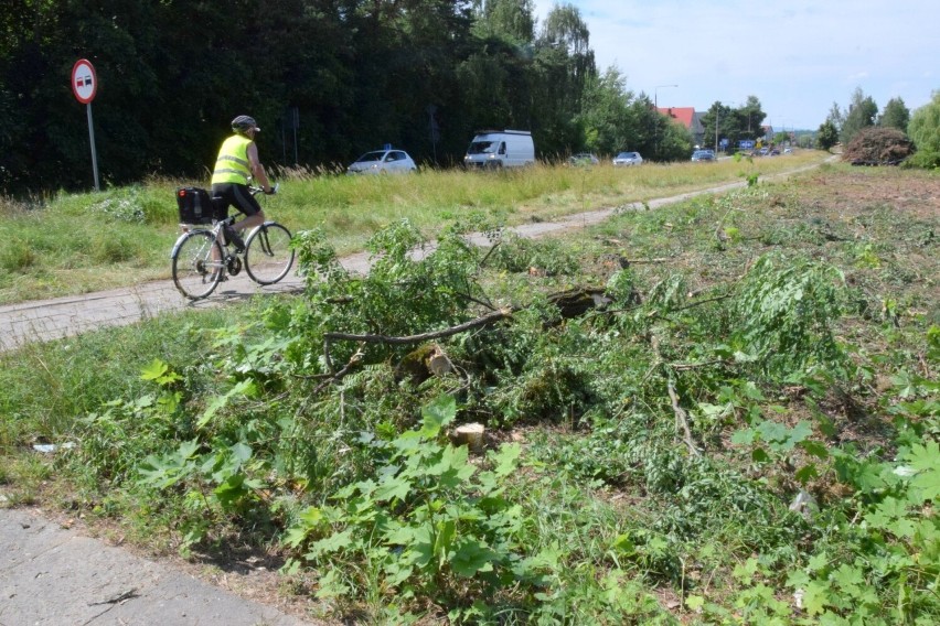 Na ulicy Wojska Polskiego trwają przygotowania do rozbudowy...