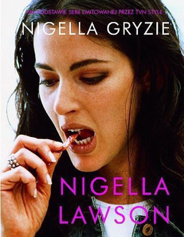 Zdjęcie okładki książki &quot;Nigella gryzie&quot;.