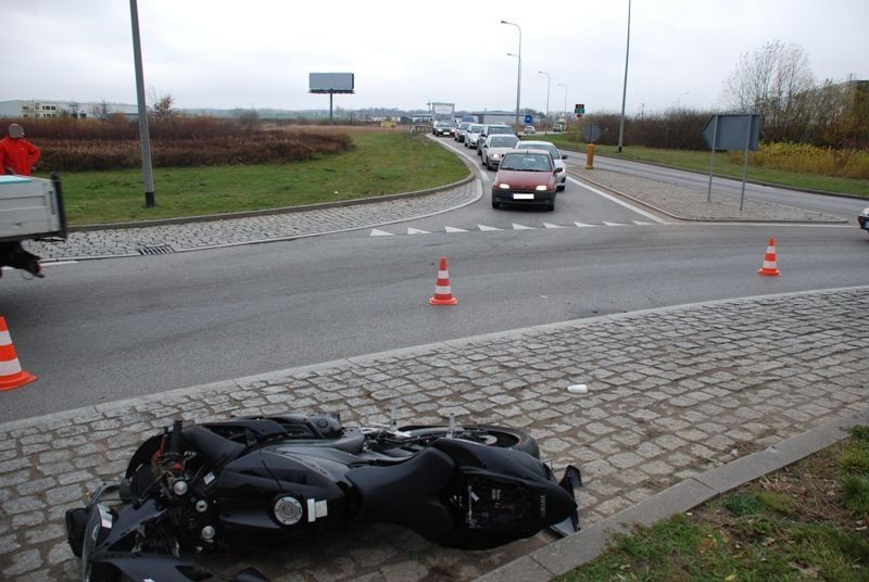 Rusocin. Wypadek 24-letniej motocyklistki na S7