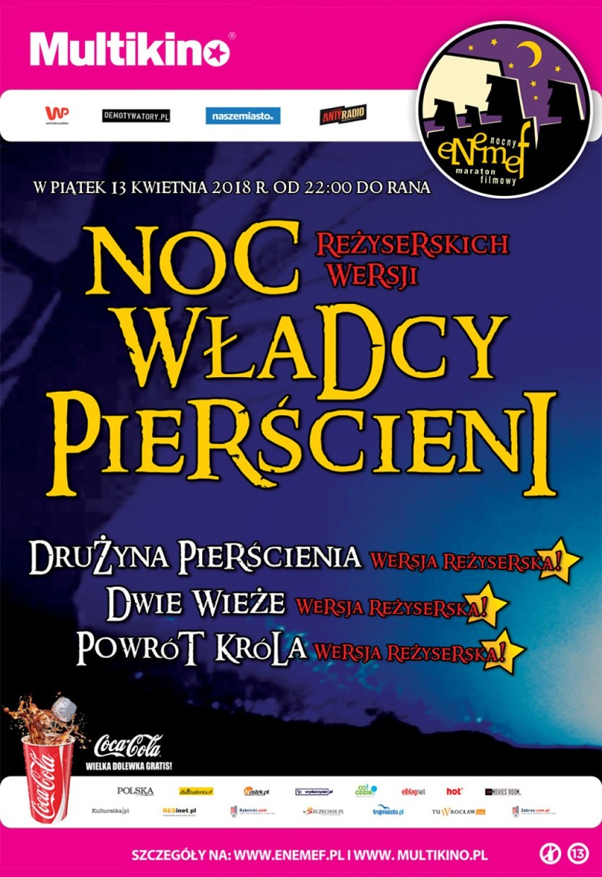 ENEMEF: Noc Reżyserskich Wersji Władcy Pierścieni w bydgoskim Multikinie. Rozdajemy bilety! [konkurs] 