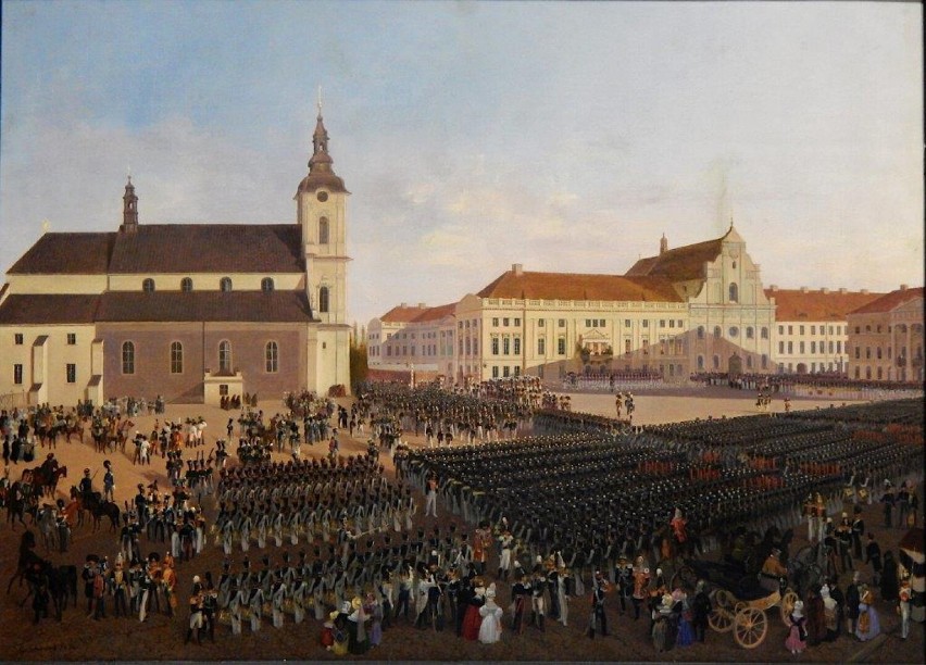 Gustaw Schwartz, Capstrzyk podczas zjazdu monarchów w Kaliszu, 1836