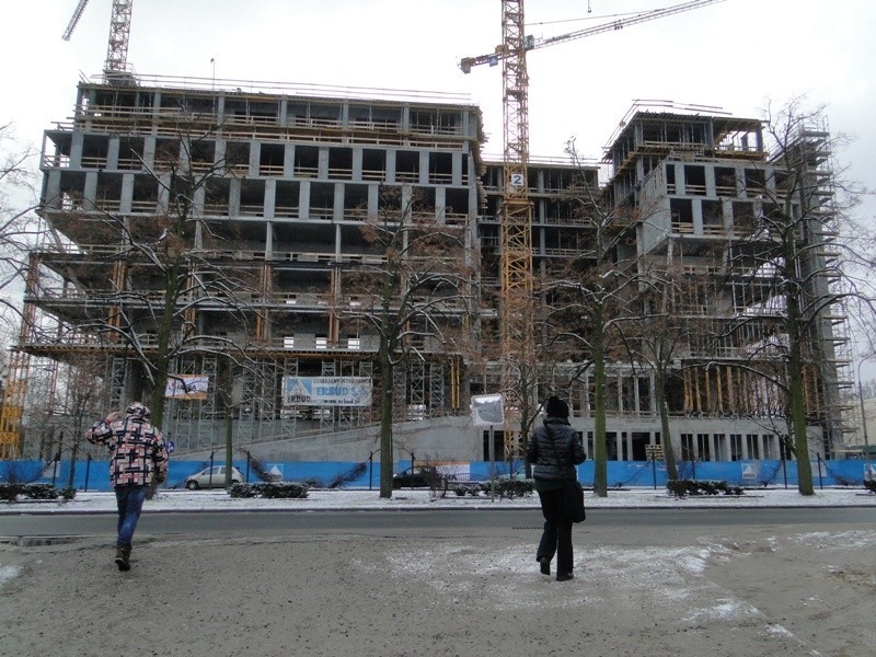 Poznań: Nowy budynek Urzędu Marszałkowskiego coraz wyższy [ZDJĘCIA]