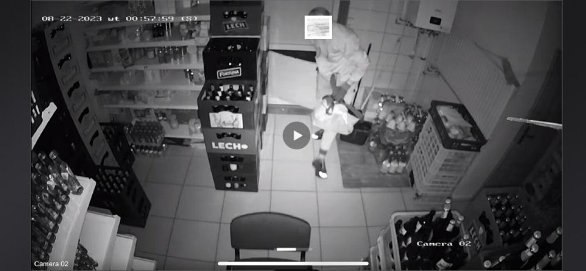 Zuchwała kradzież w sklepie! Sprawca ukradł papierosy i alkohol