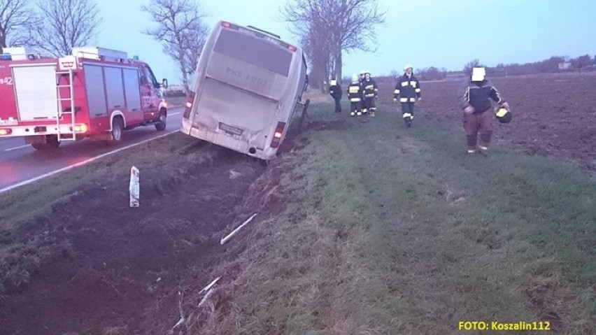 Autobus jechał z Łodzi do Kołobrzegu