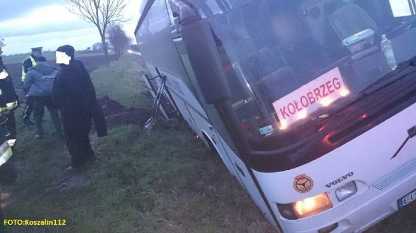 Autobus jechał z Łodzi do Kołobrzegu