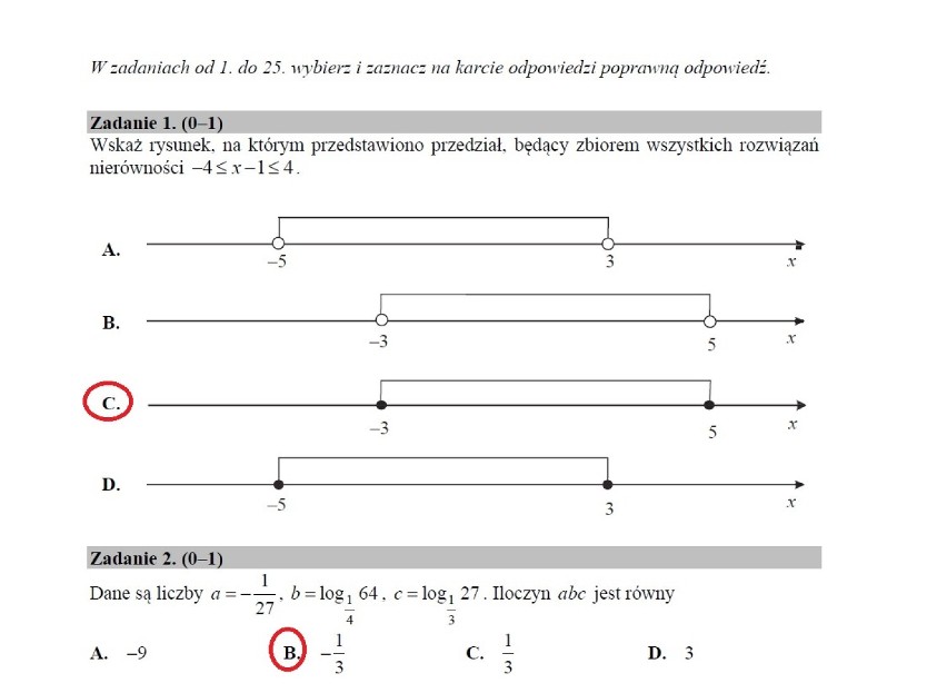 Matura 2015. Matematyka-poziom podstawowy [PYTANIA,ARKUSZE,ODPOWIEDZI]