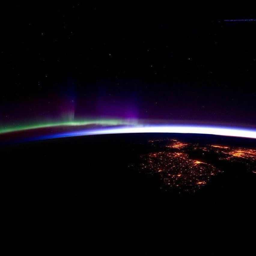 Zdjęcie Irlandii zrobione z ISS. Na horyzoncie pięknie...